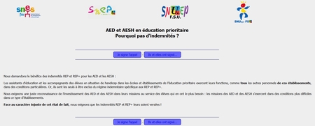 pétition AESH