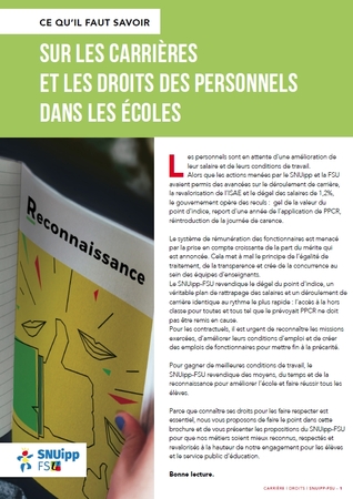 brochure carrière