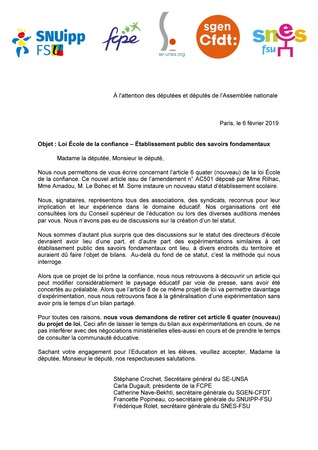 courrier commun EPSF