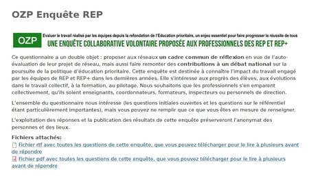 enquête en ligne