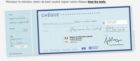 Chèque Salaire