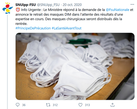 tweet masques