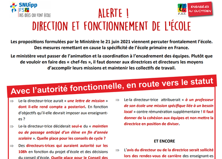 Analyse projet direction