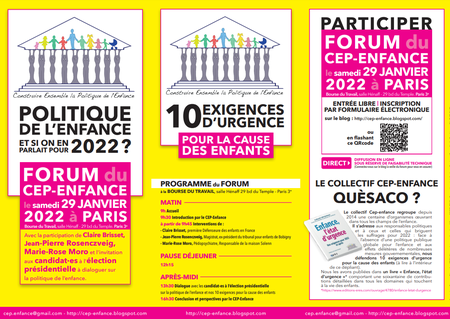 Programme Forum 29 janvier