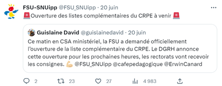 recrutement LC 2023